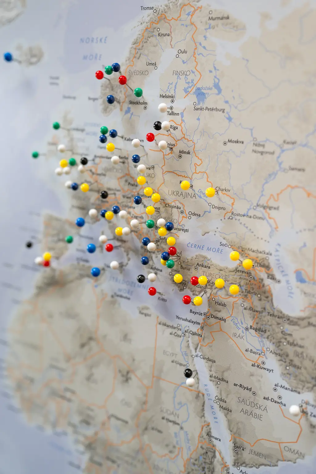 cestovatelská mapa